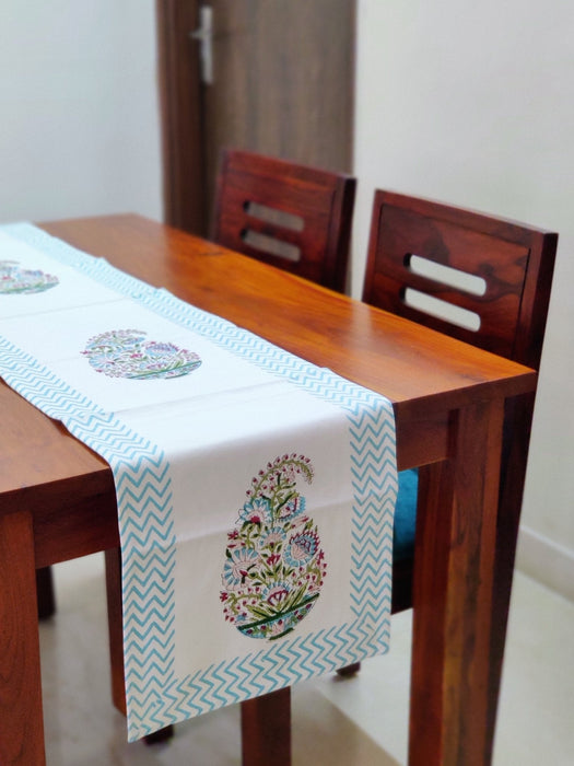 Paisley Handblock Printed Table Runner