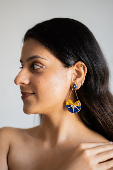 Ananya Blue Earrings