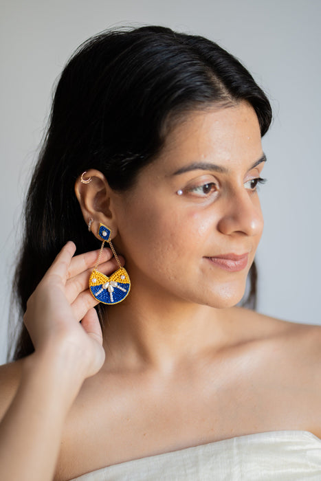 Ananya Blue Earrings