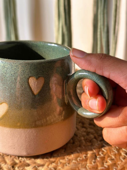 Sea Green Hearty Ceramic Mug - 450 ml