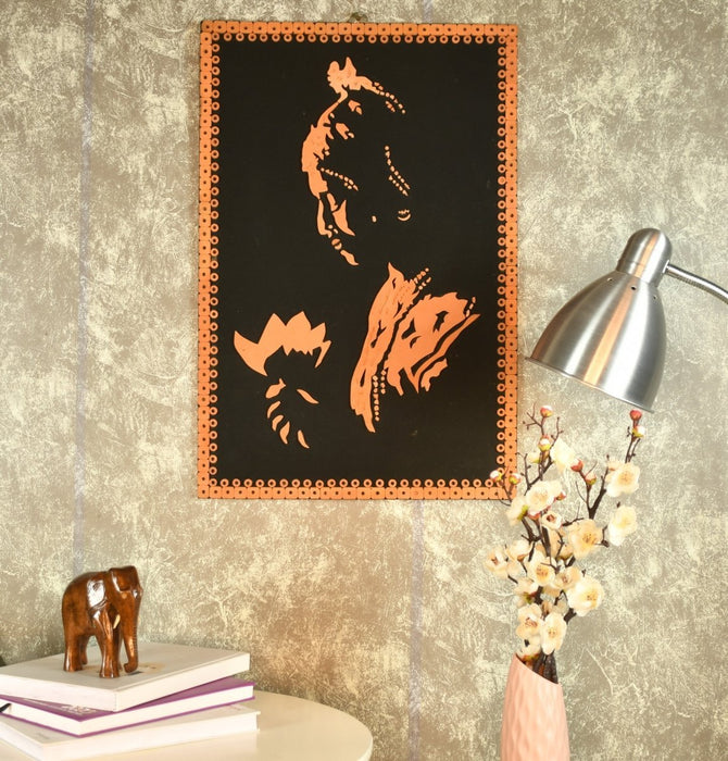 Terracotta light and shadow wall art