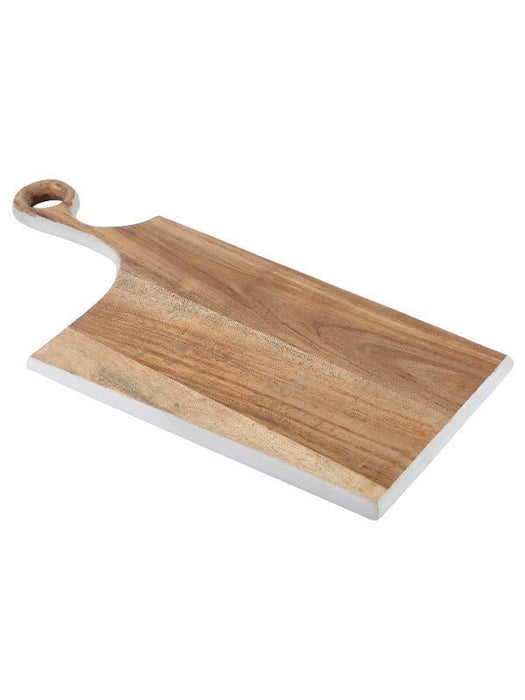 Sleek Blue Acacia Wood Platter