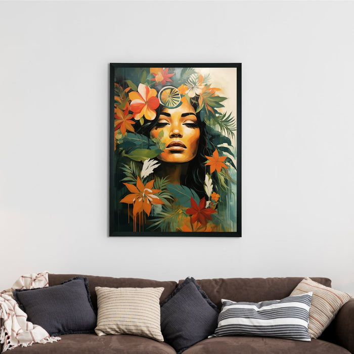 Canvas Floral Wall Art: Artisan Home Decor Masterpiece