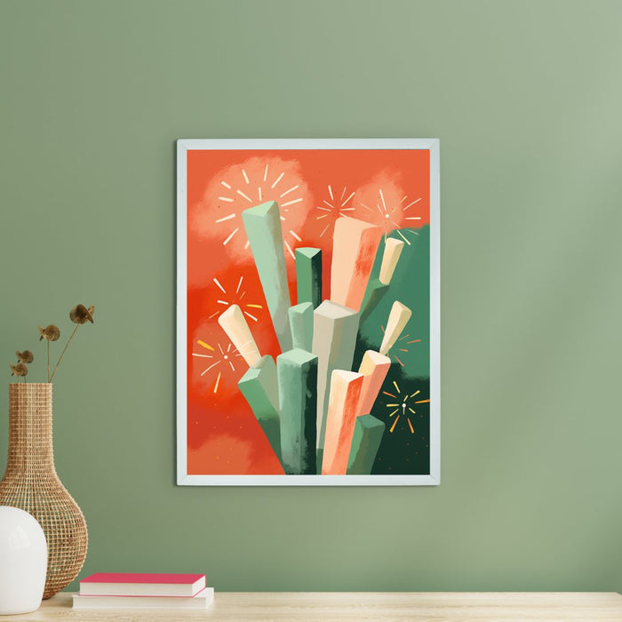 Winter Sticks - Abstract Nature Art