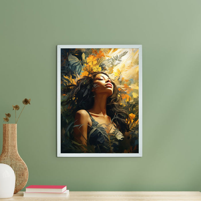 Sun-Kissed Canvas Wall Art: Artisan Beauty for Home Decor