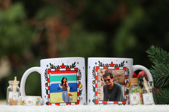 Christmas Cake Mugs