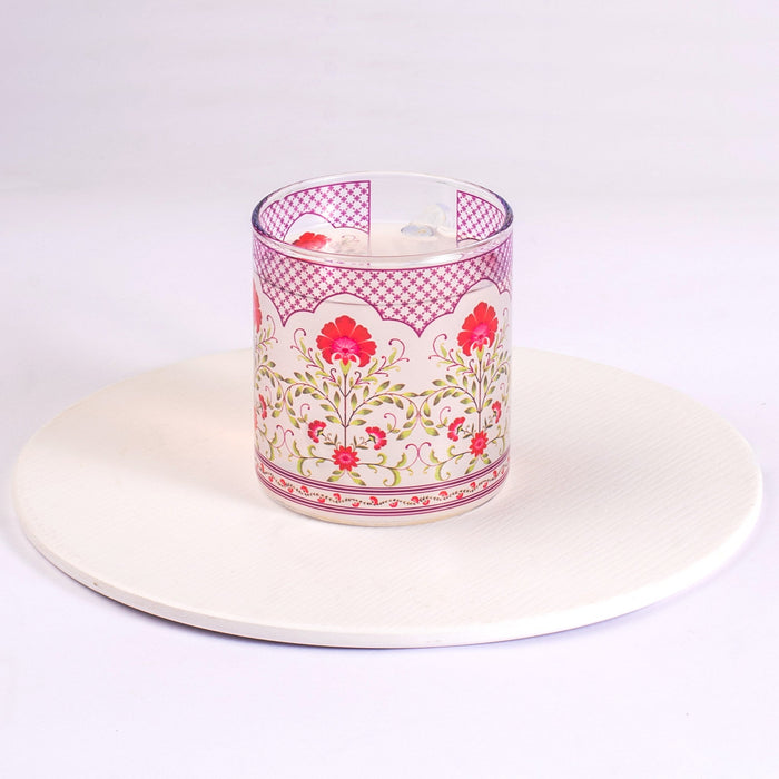 Floral Jali Print Tea cups - Set of 4 and 6