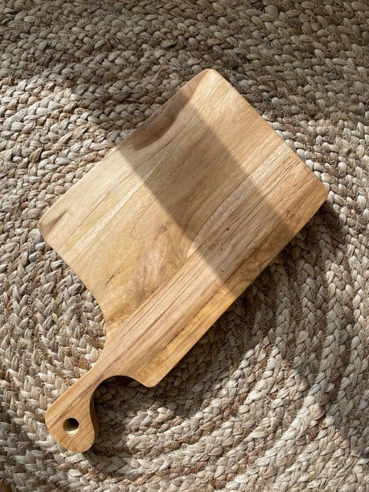 Teak Wood Oblong Platter For Cutting And Serving