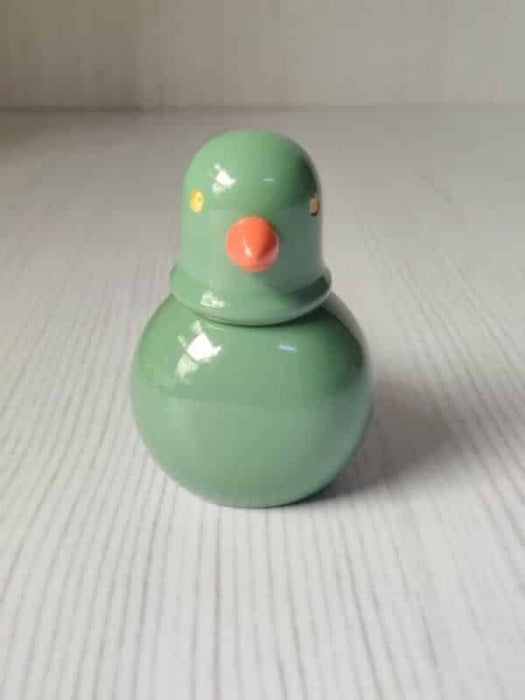 Teal Wooden Birdie Figurine Cum Decor Piece