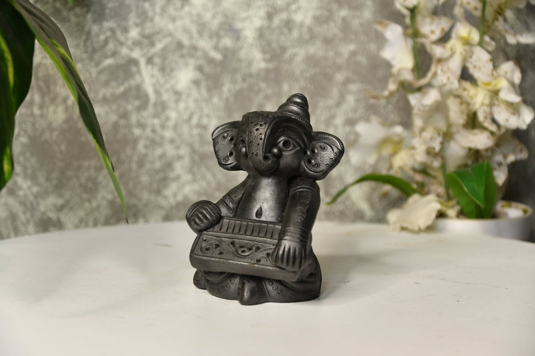 Terracotta Ganesha Melodious Harmony