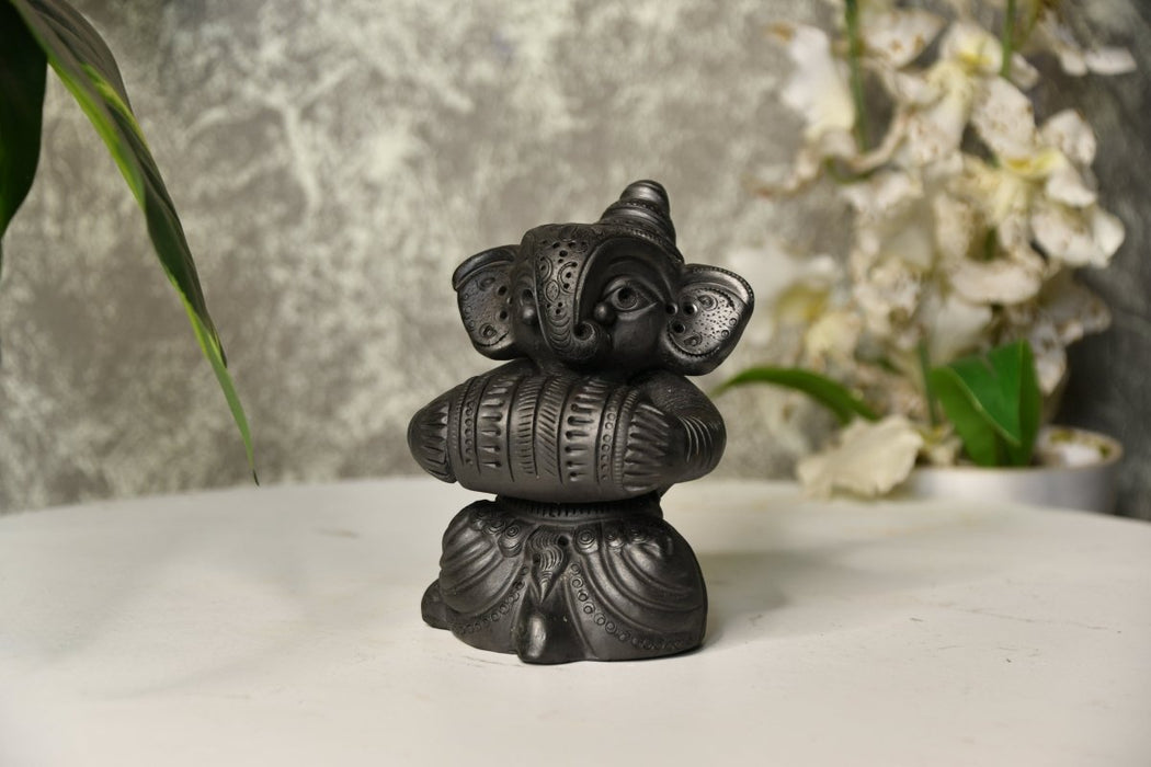 Terracotta Ganesha Rhythmic Hands