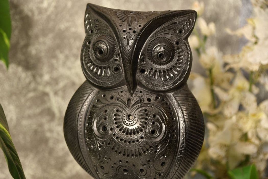 Terracotta Guardian Owl