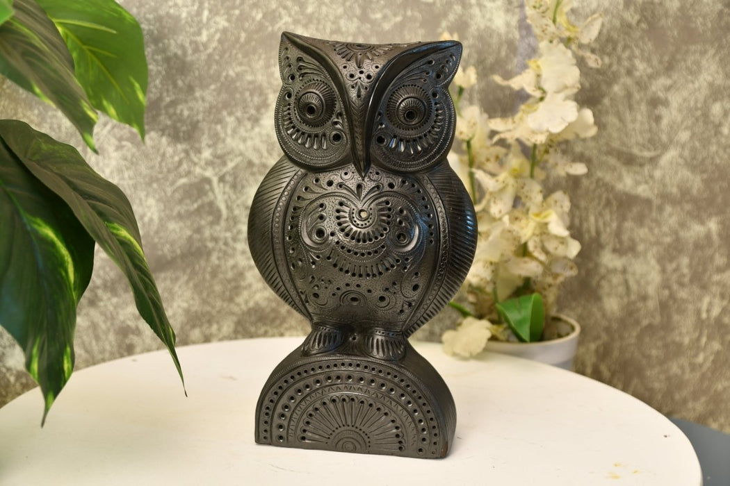 Terracotta Guardian Owl