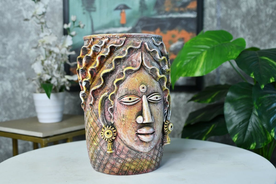 Terracotta Tribal Floral Muse