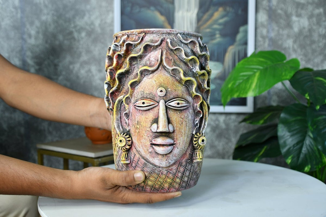 Terracotta Tribal Floral Muse