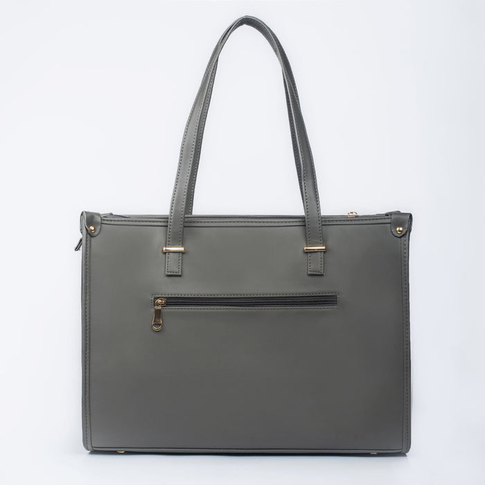 Slate Grey Box Tote bag