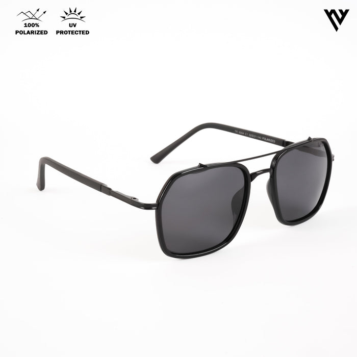 Voyage Exclusive Black Polarized Wayfarer Sunglasses for Men & Women - PMG4479