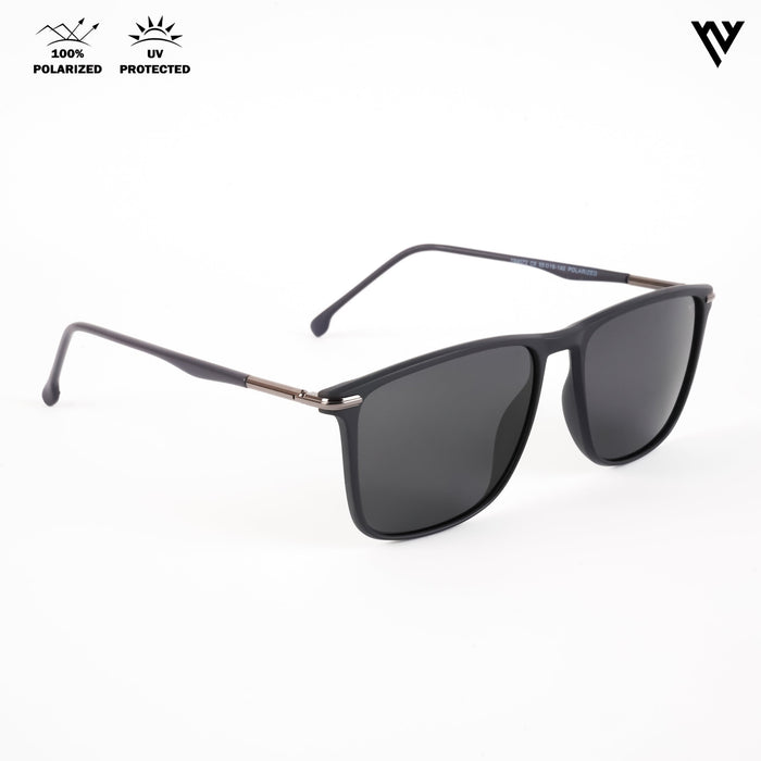 Voyage Exclusive Navy Blue Polarized Wayfarer Sunglasses for Men & Women - PMG4301