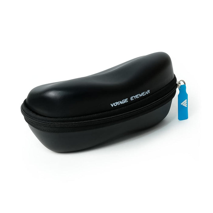 Voyage Black Wrap-Around Sunglasses for Men & Women - MG4352