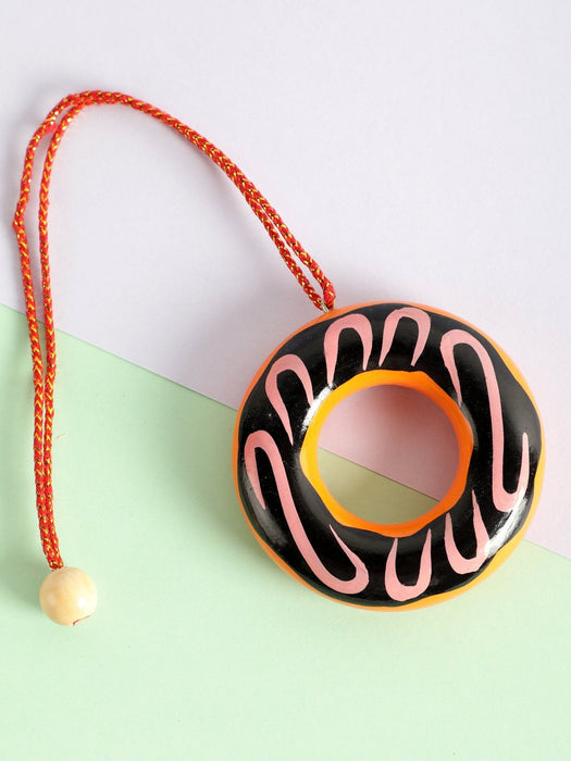 Wooden Doughnut Toy Hanging Assorted