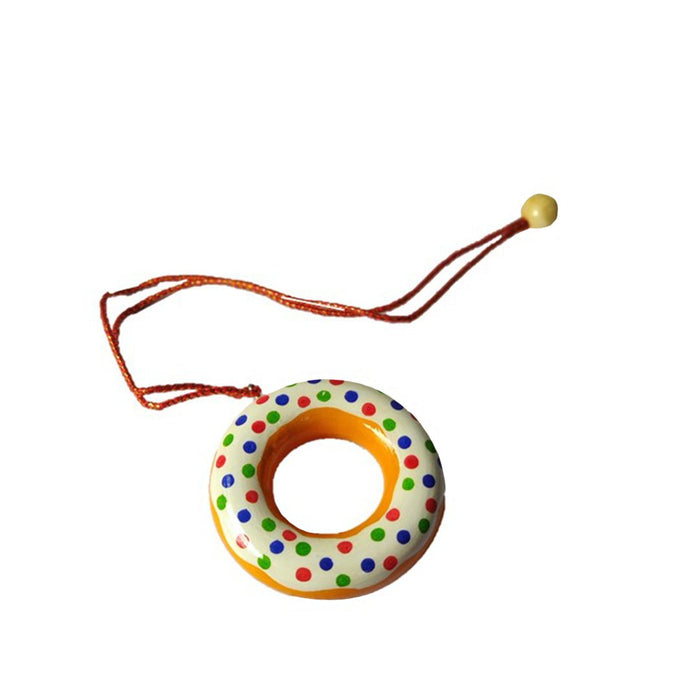 Wooden Doughnut Toy Hanging Assorted