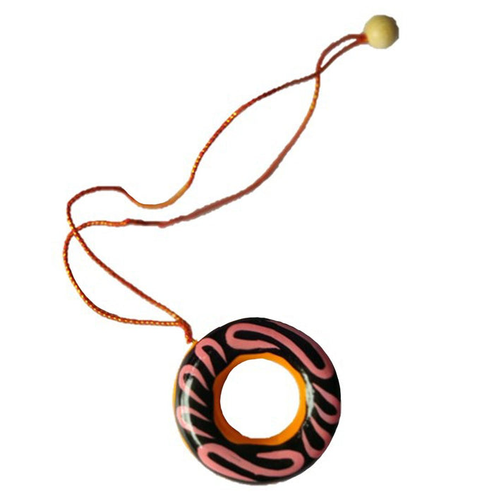 Wooden Doughnut Toy Hanging Assorted