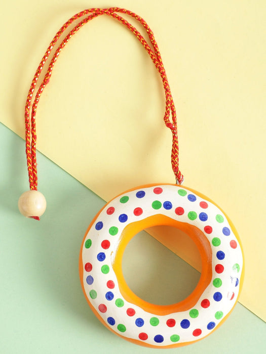 Wooden Doughnut Toy Hanging Assorted