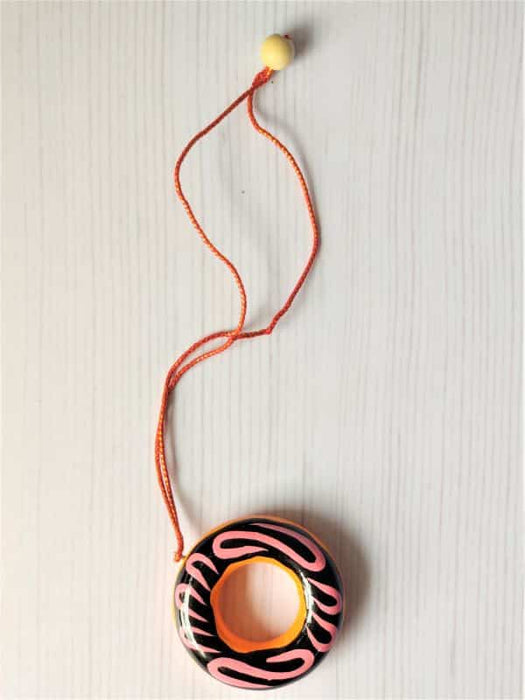 Wooden Doughnut Toy Hanging Assorted