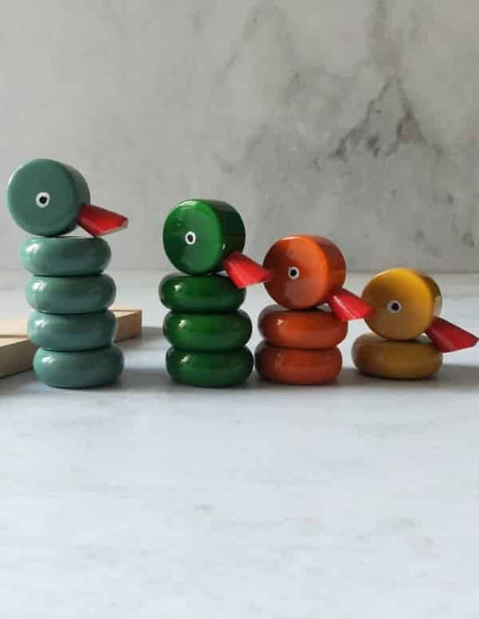 Wooden Duck Counting Set Of 4