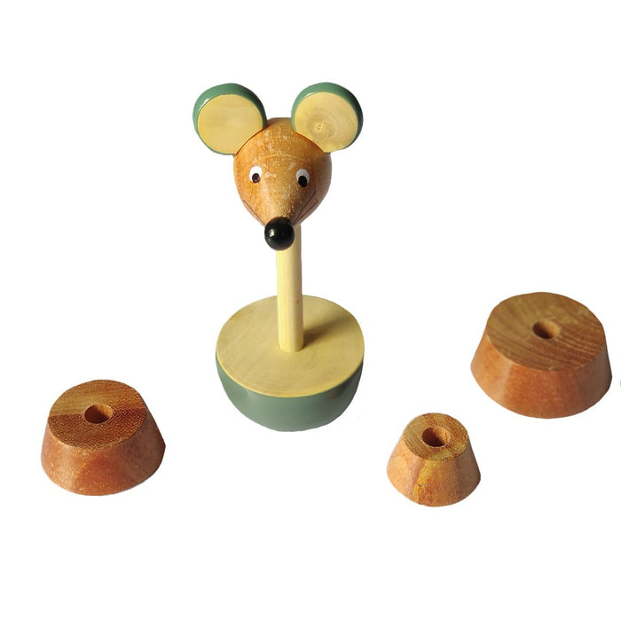 Wooden Mouse Counting Set For Early Learning