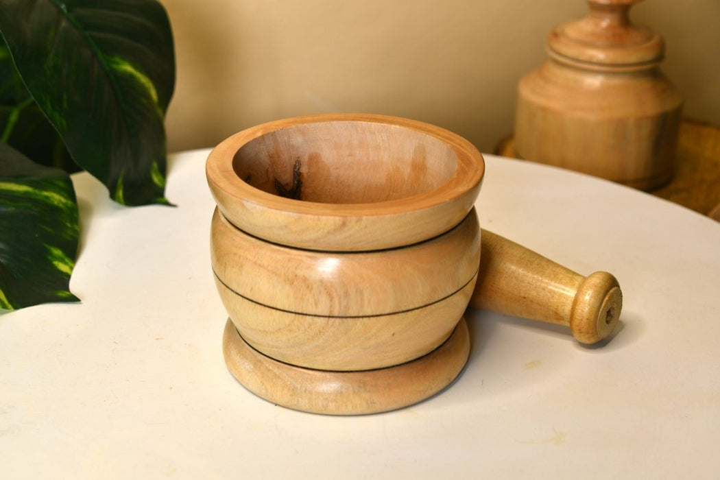 Premium Wooden Pestle for Precise Grinding